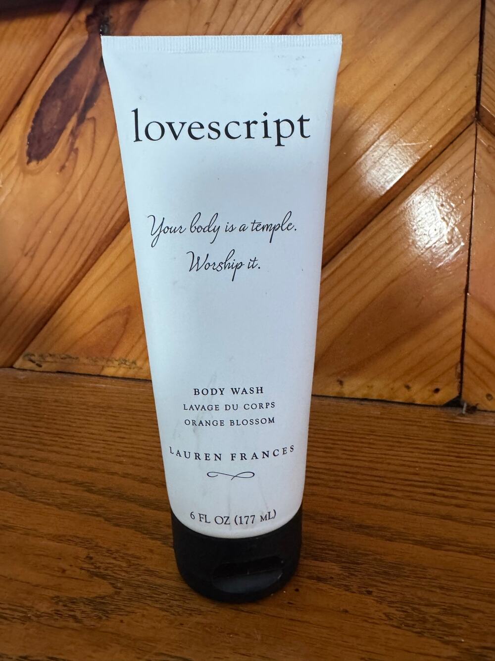NWT Lovescript Orange Blossom Foaming Body Wash 6 oz Lauren Frances DISCONTINUED